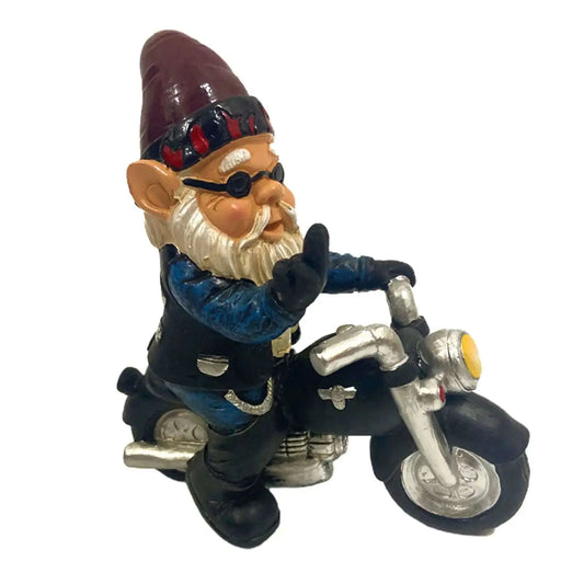 Biker Garden Gnome - Pawsome zkcreartive