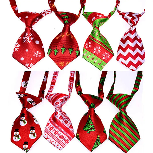 Dapper Dog Christmas Necktie – Let Your Pup Steal the Show! 🎄🐾  Pawsome zkcreartive Dapper Dog Christmas Necktie  