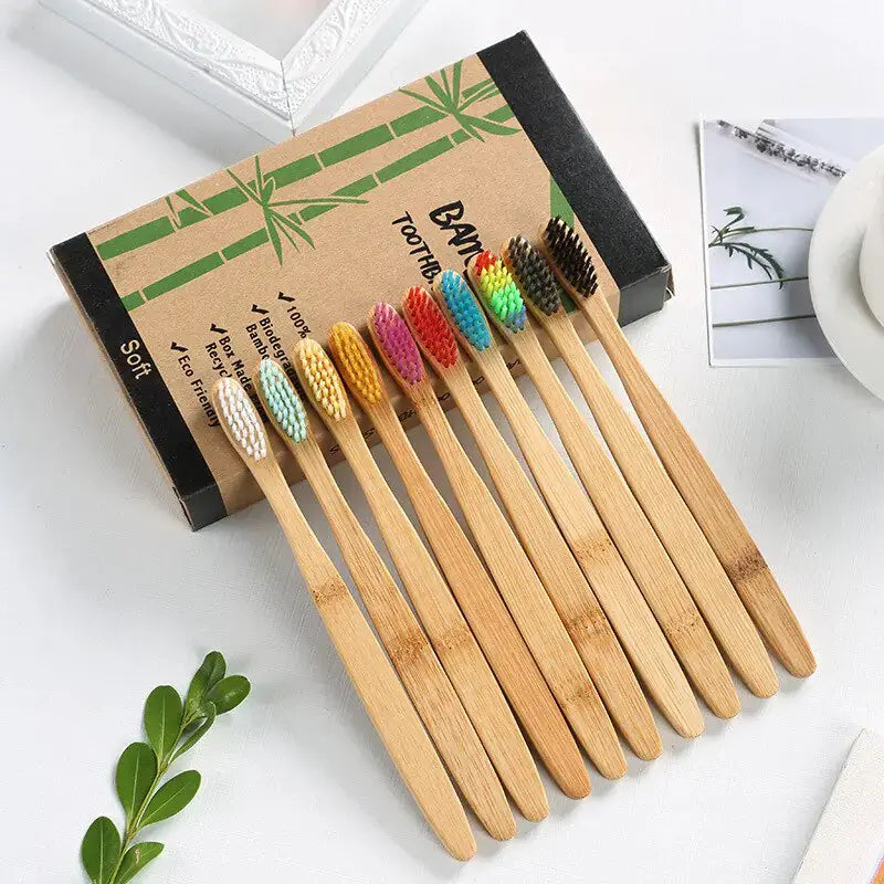 Eco-Friendly Bamboo Toothbrushes  Pawsome zkcreartive   