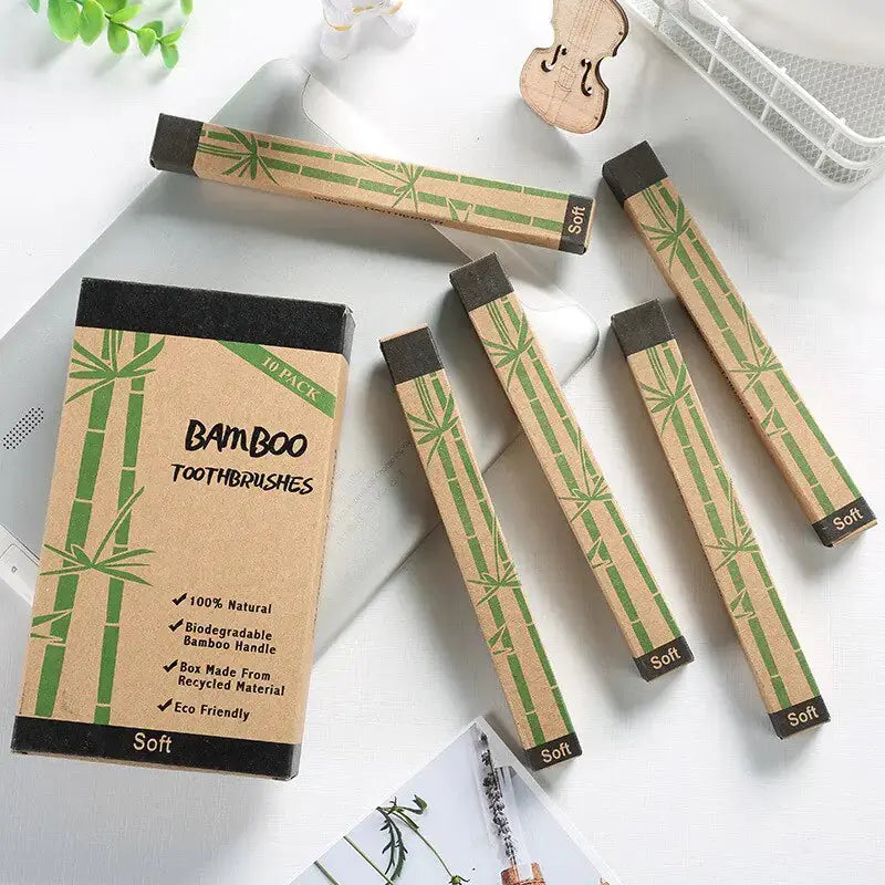 Eco-Friendly Bamboo Toothbrushes  Pawsome zkcreartive   