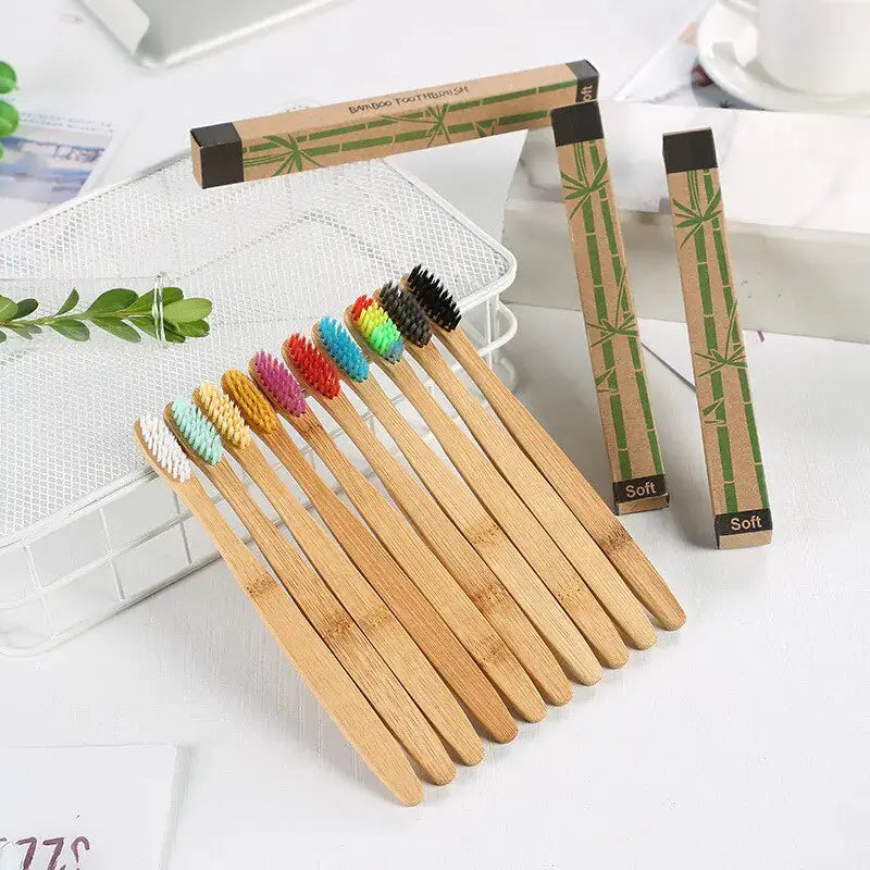 Eco-Friendly Bamboo Toothbrushes  Pawsome zkcreartive   