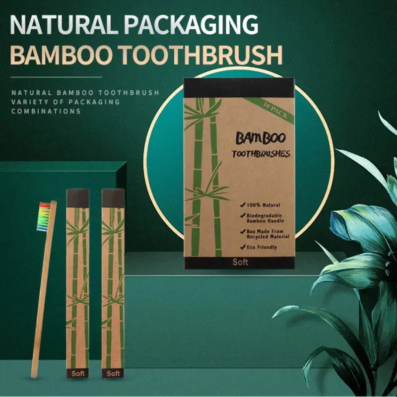 Eco-Friendly Bamboo Toothbrushes  Pawsome zkcreartive   