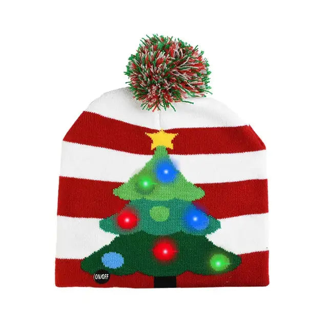 LED Christmas Hat – Light Up Your Festive Fun! 🎅✨  Pawsome zkcreartive LED Christmas Hat G-20-x-24-cm 