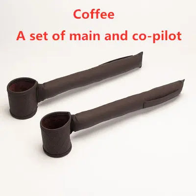 Leather Car Seat Gap Filler Pawsome zkcreartive Pawsome zkcreartive leather car seat gap filler Coffee-2pcs 43.14