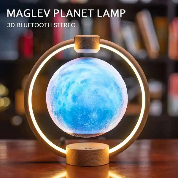 Maglev Moon Light Bluetooth Speaker 3D - Pawsome zkcreartive