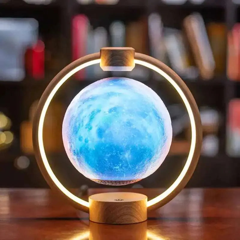 Maglev Moon Light Bluetooth Speaker 3D - Pawsome zkcreartive