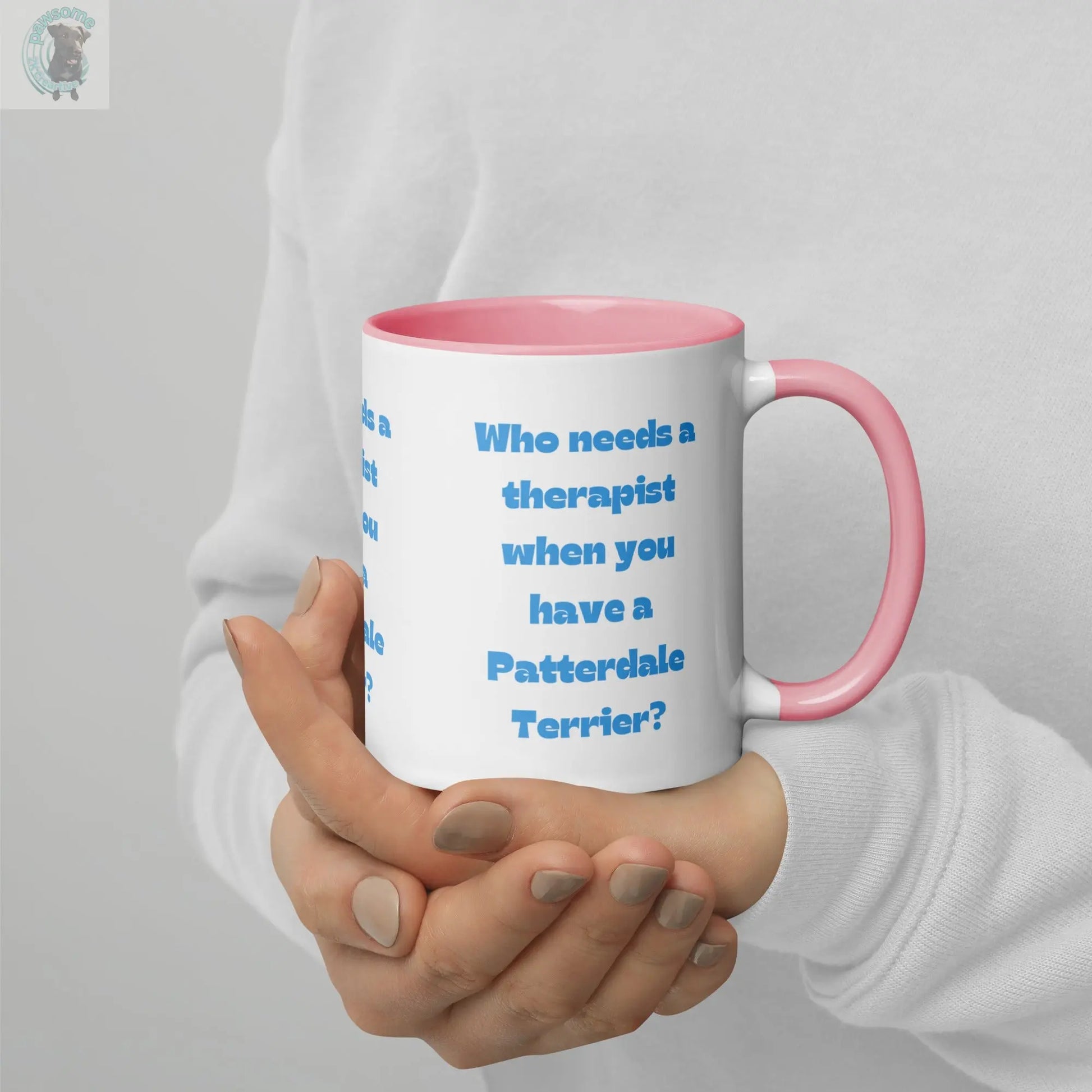 Mug - who needs a therapist when you have a Patterdale Terrier  Pawsome zkcreartive   