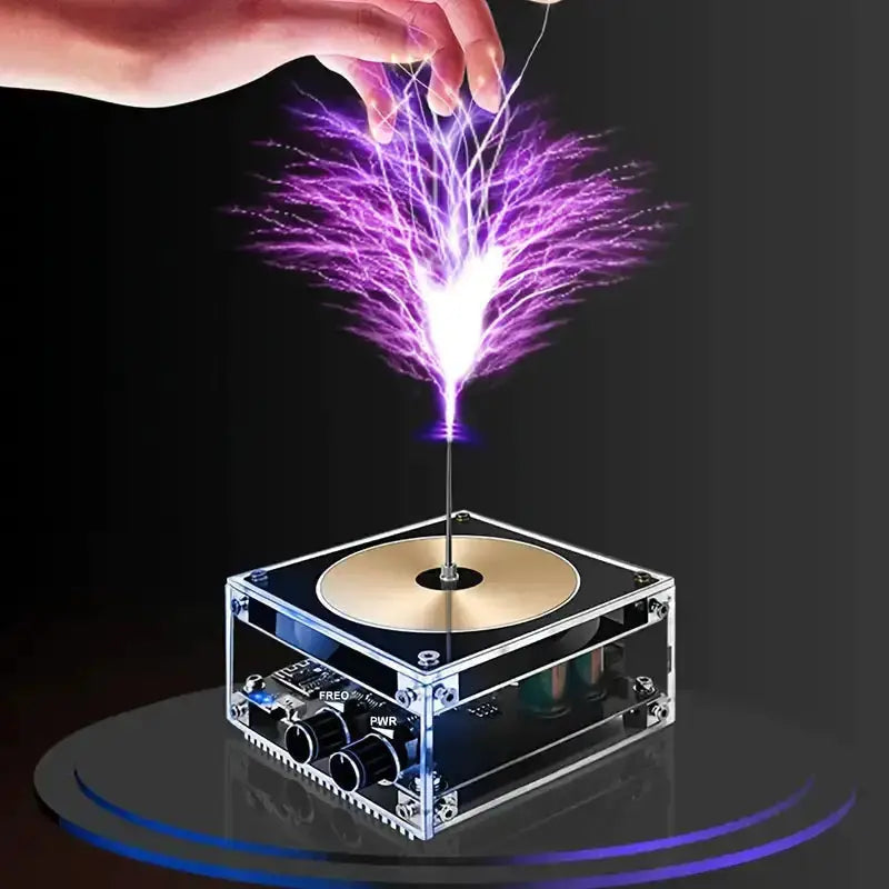 Music Tesla Coil High Frequency Voltage Pulse  Pawsome zkcreartive   