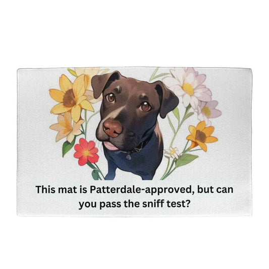 Patterdale approved mat, but can you pass the sniff test? - Pawsome zkcreartive