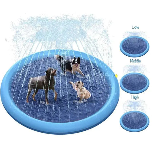 Summer Dog Toy Splash Sprinkler Pad - Pawsome zkcreartive