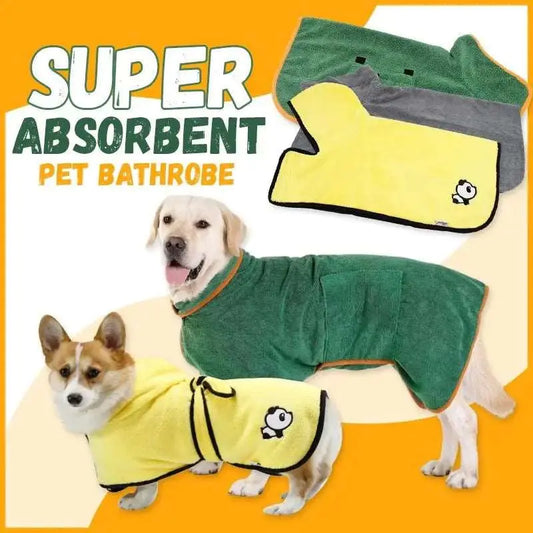 Super Absorbent Pet Bathrobe Towel - Pawsome zkcreartive