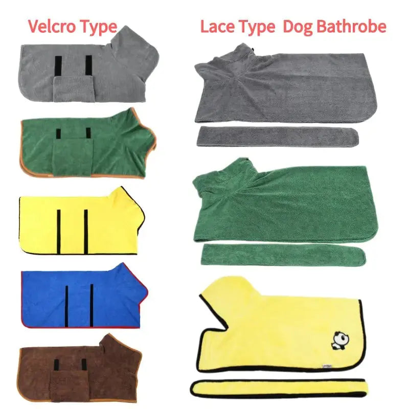 Super Absorbent Pet Bathrobe Towel - Pawsome zkcreartive