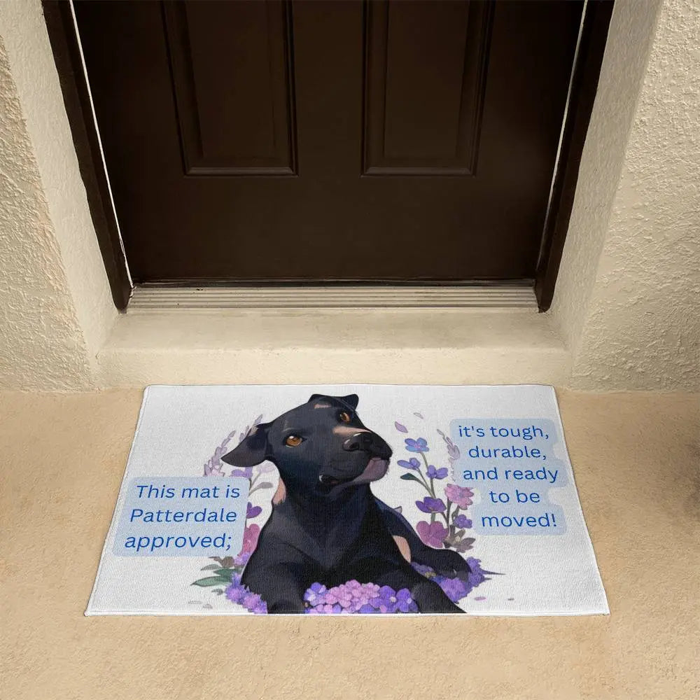 This Mat is Patterdale approved; It's tough durable mat and ready to be moved! - Pawsome zkcreartive