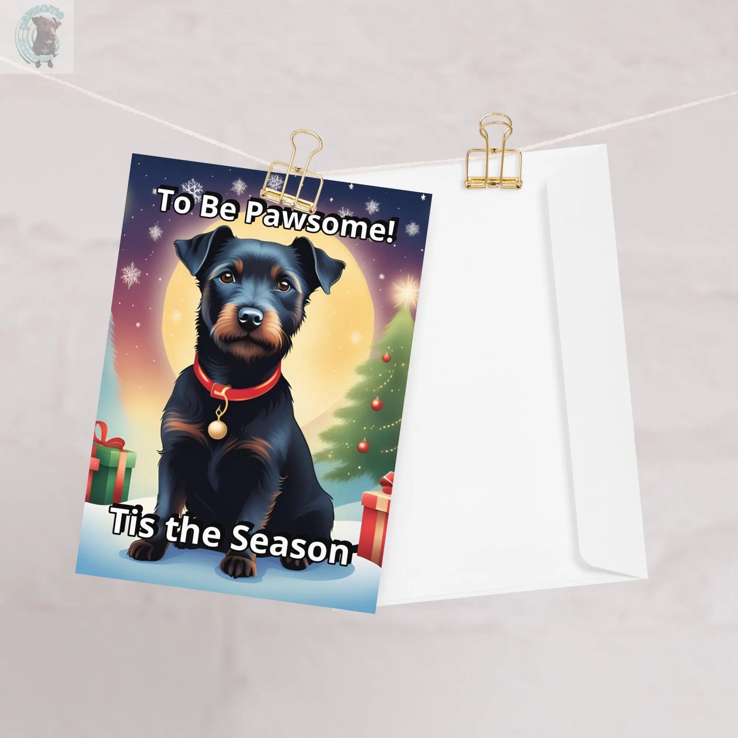 Tis the Season Christmas Card  Pawsome zkcreartive  5-7 