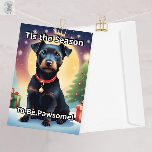 Tis the Season Christmas Card  Pawsome zkcreartive  5.83-8.27 