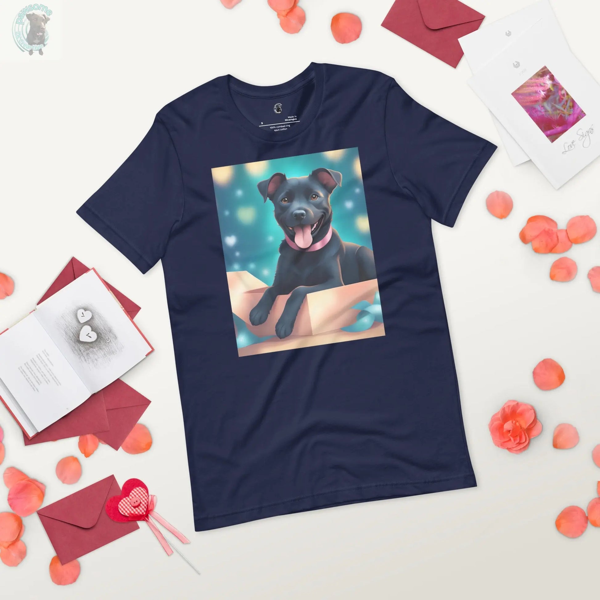 Unisex t-shirt Patterdale Terrier the best things come in small energetic packages  Pawsome zkcreartive   