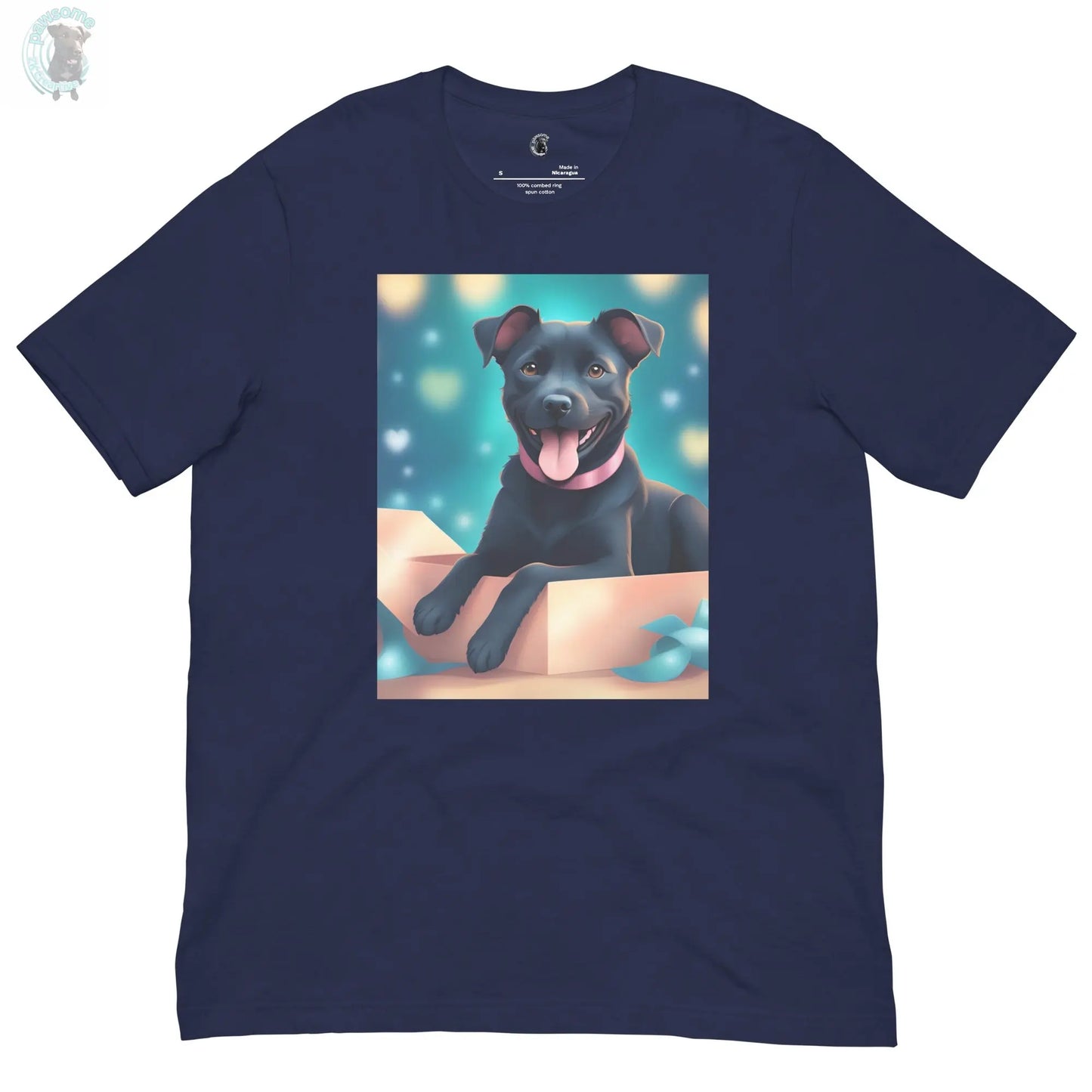 Unisex t-shirt Patterdale Terrier the best things come in small energetic packages  Pawsome zkcreartive   