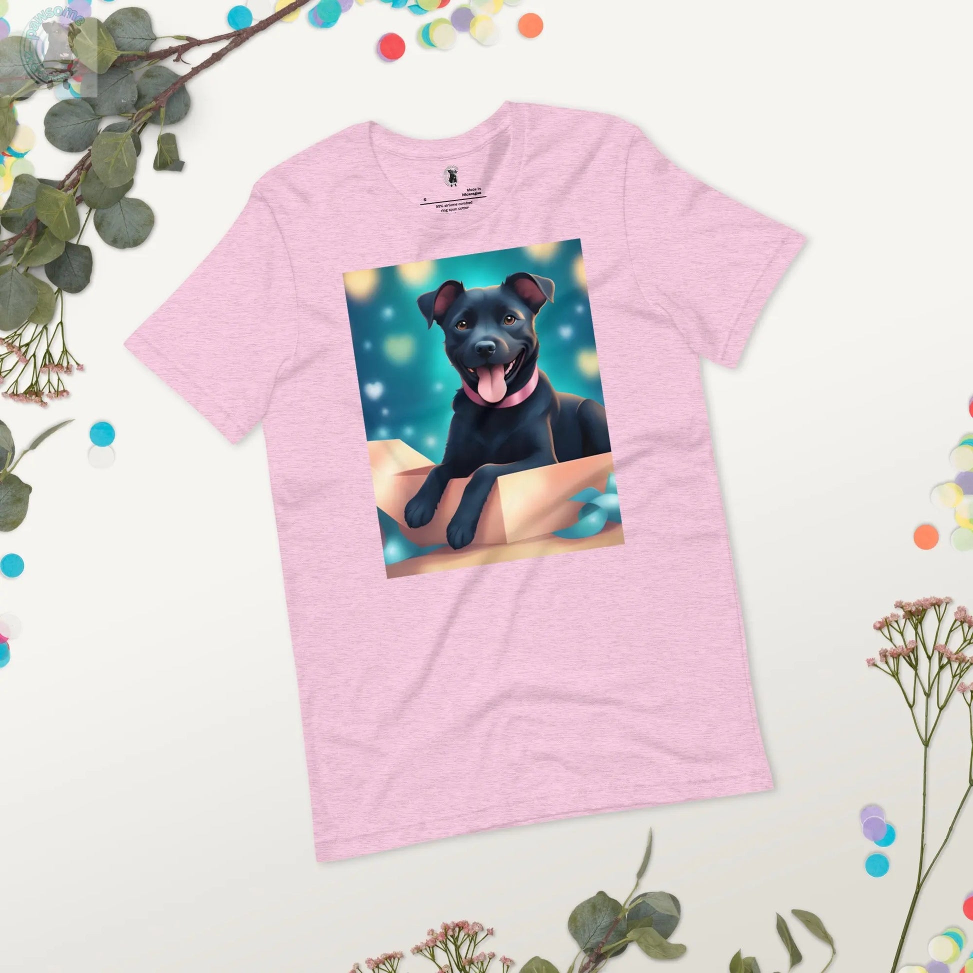 Unisex t-shirt Patterdale Terrier the best things come in small energetic packages  Pawsome zkcreartive   