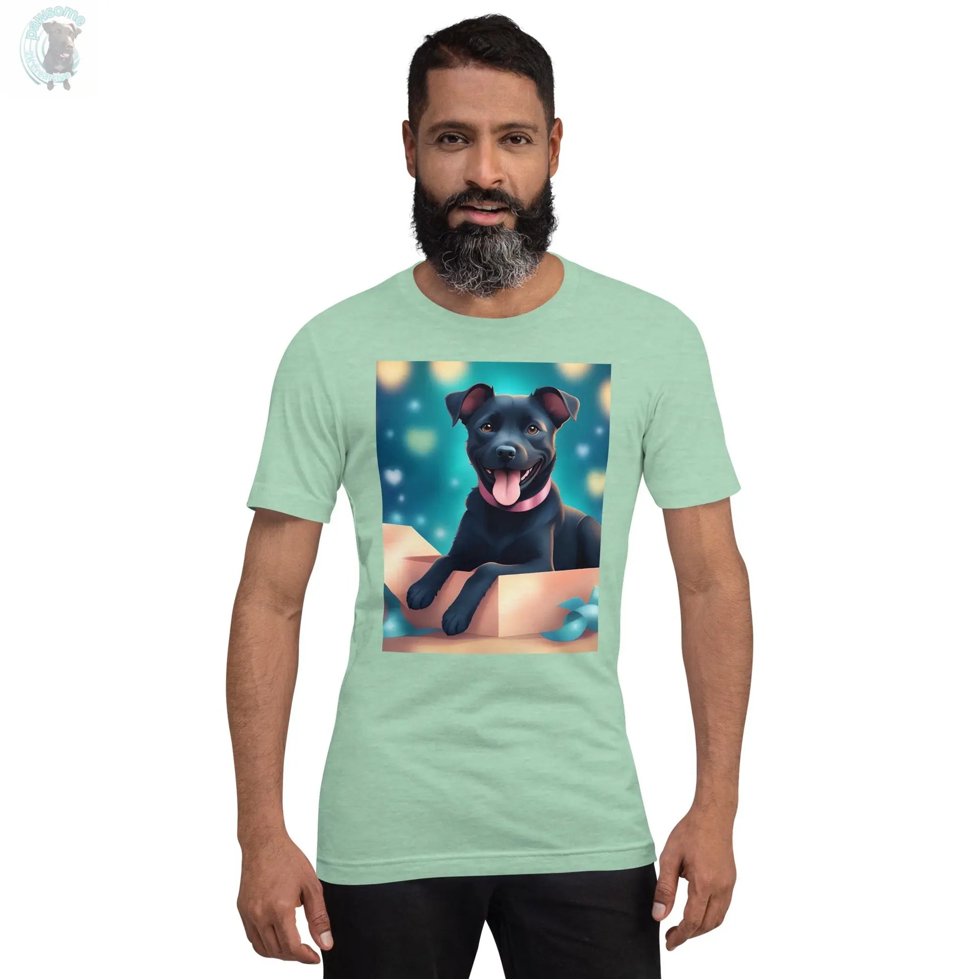 Unisex t-shirt Patterdale Terrier the best things come in small energetic packages  Pawsome zkcreartive   