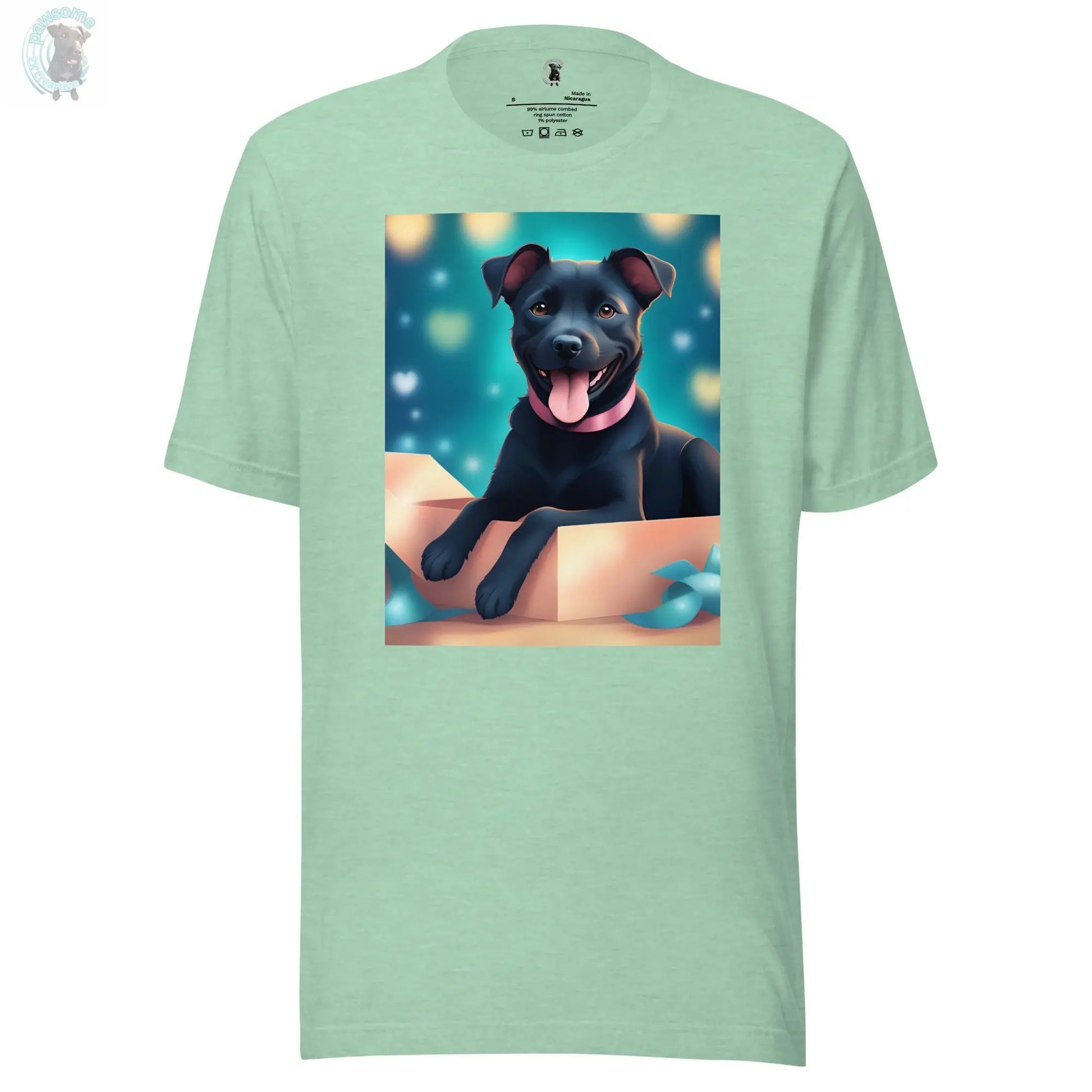 Unisex t-shirt Patterdale Terrier the best things come in small energetic packages  Pawsome zkcreartive   