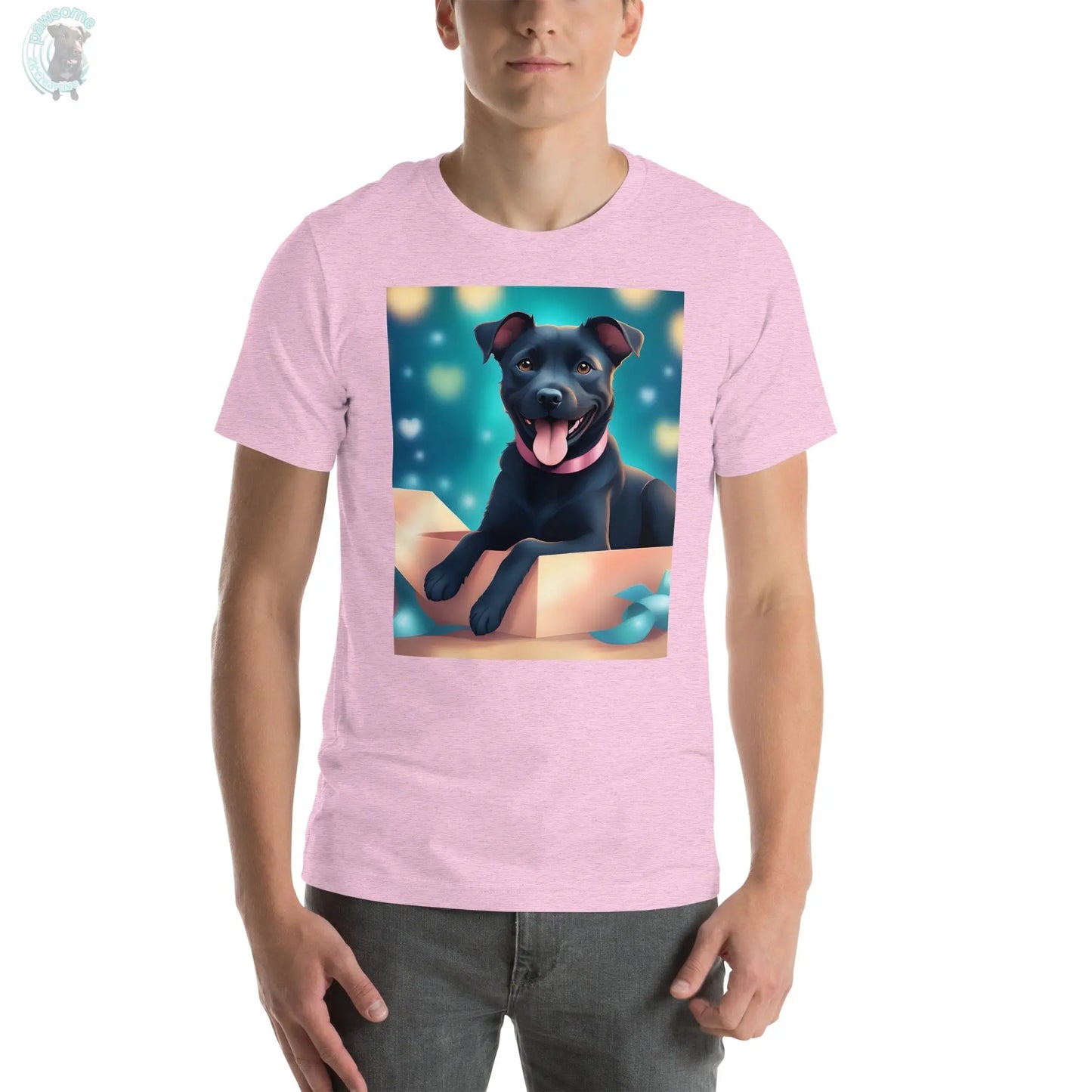 Unisex t-shirt Patterdale Terrier the best things come in small energetic packages  Pawsome zkcreartive   