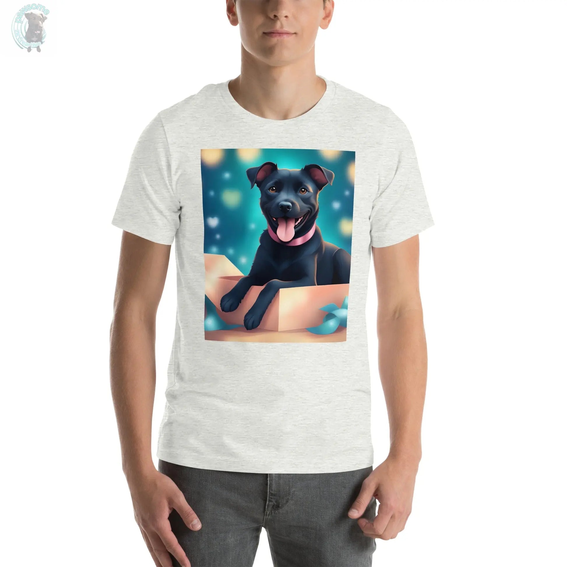 Unisex t-shirt Patterdale Terrier the best things come in small energetic packages  Pawsome zkcreartive   