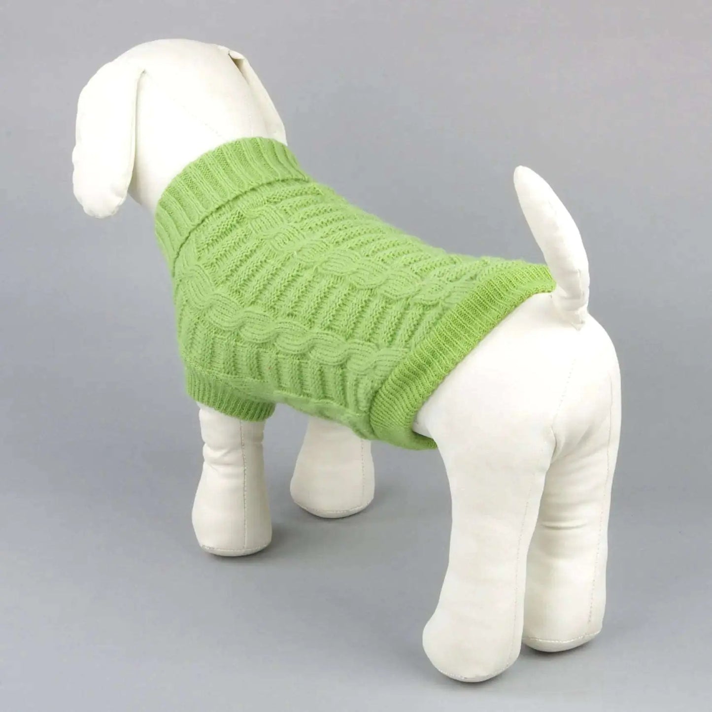 Solid Colour Dog Sweater / Jumper  Pawsome zkcreartive dog jumper / sweater Green-L 